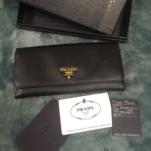 Authentic Prada Wallet